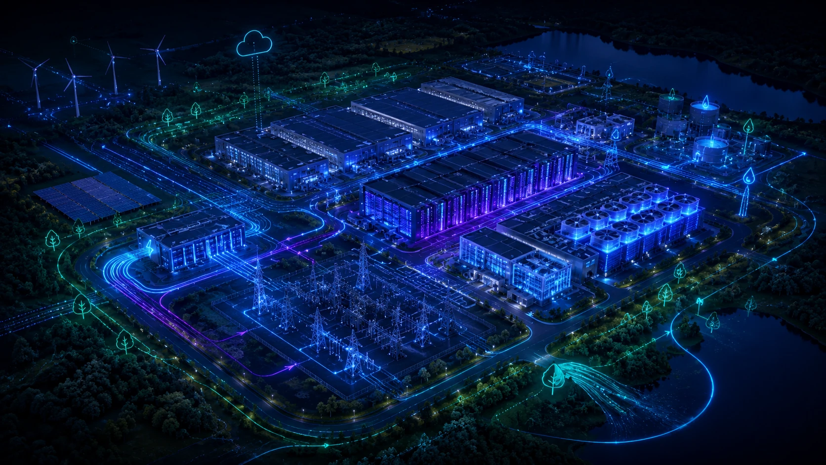 Can a Data Center Be Net Zero? A Practical Roadmap to Sustainable, LEED Platinum AI (Artificial Intelligence) Infrastructure