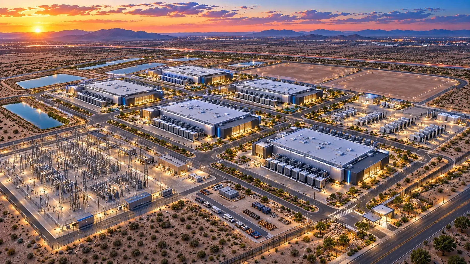 How Much Land Does a Data Center Campus Actually Need?